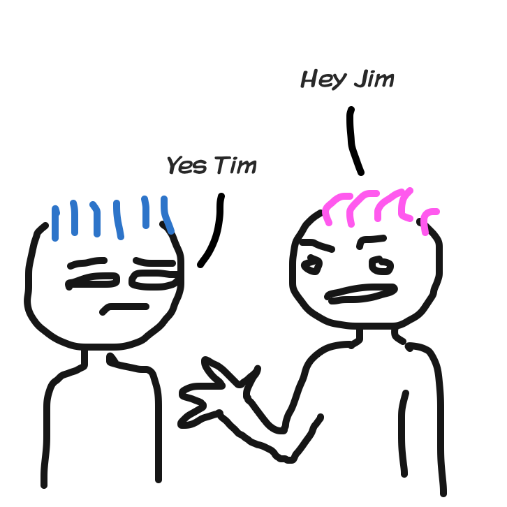 Drawing in Hey Jim by Crumpled Biscuits