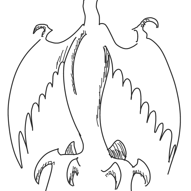 Drawing in Make a dragon by ArelaEstudio