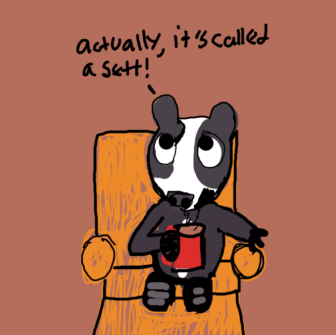 I love this little badger, I decided I'd draw him again! - Online Drawing Game Comic Strip Panel by HaileyS