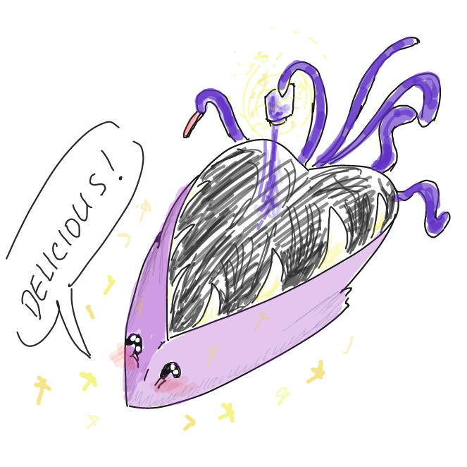 Drawing in i drink the jam by ArelaEstudio