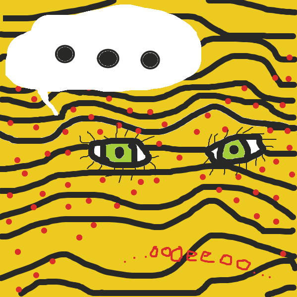 classic spagwest eye close-up w/music - Online Drawing Game Comic Strip Panel by Andrew