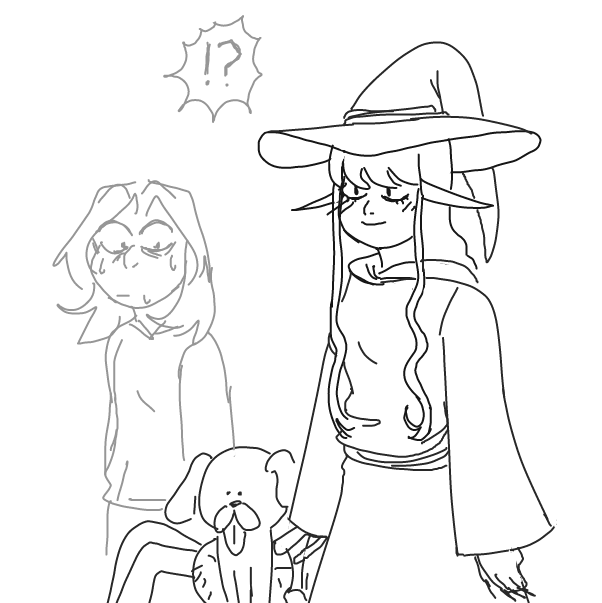 Drawing in potion by FrankenJammer