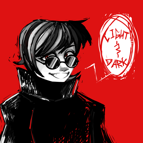 Drawing in Light , Dark by FrankenJammer