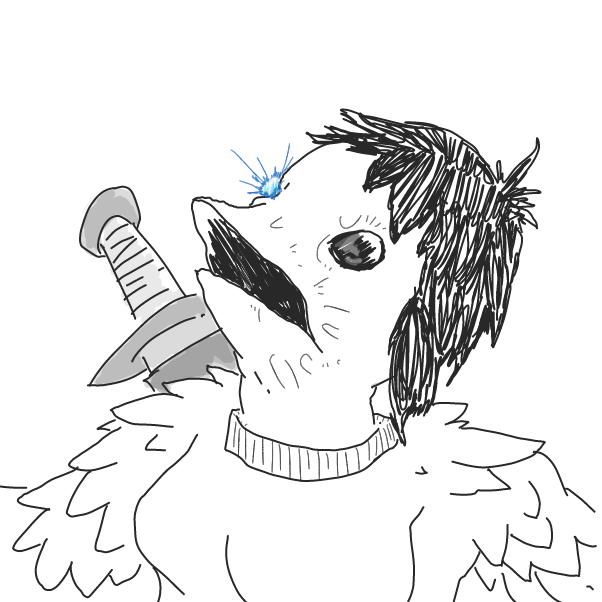 Beak - Online Drawing Game Comic Strip Panel by Wizard Croissant