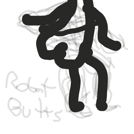 Watching lost in space on Netflix. Draw a robot butt. - Online Drawing Game Comic Strip Panel by Tricordrazine