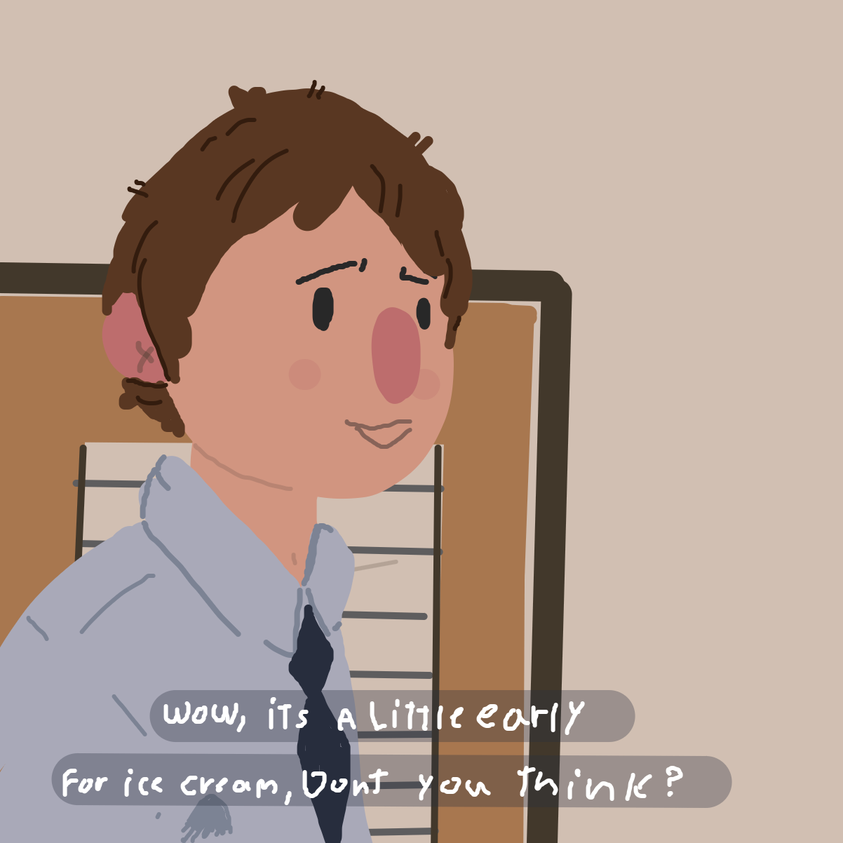 Drawing in The Office  by TheButter