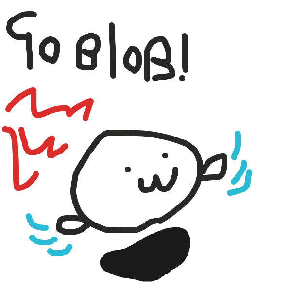 Our pal the pokemon trainer sends out Blob! - Online Drawing Game Comic Strip Panel by TophatGeo
