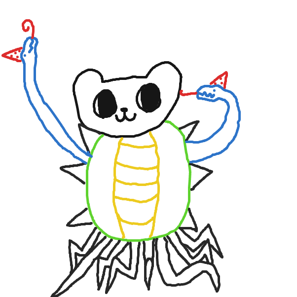 (More than 8) Spider legs - Online Drawing Game Comic Strip Panel by ItzAki