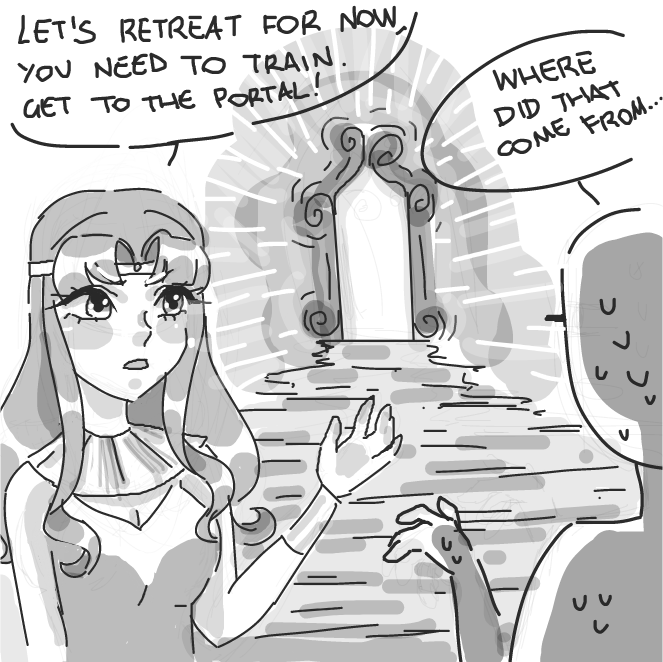  - Online Drawing Game Comic Strip Panel by SSR scorpia