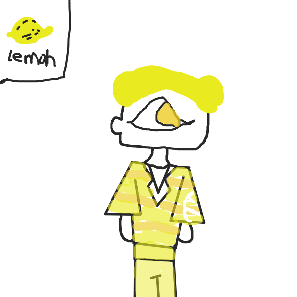 Drawing in Food as Mascots by LizardPie34