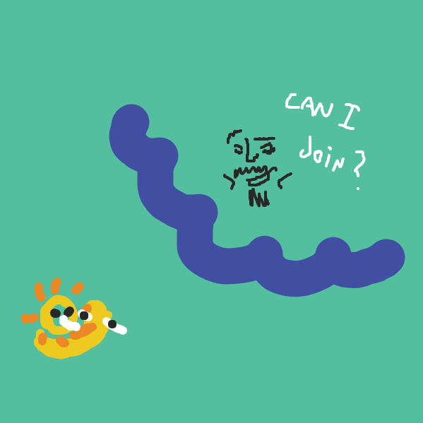 the right cloud wanted to join - Online Drawing Game Comic Strip Panel by chistoso