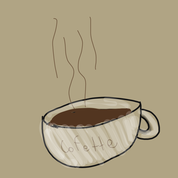 Drawing in cofette by niania