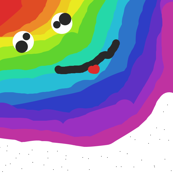 Drawing in Rainbow by LeGoddessToot!