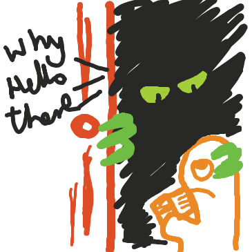 Drawing in Closet by Kyle