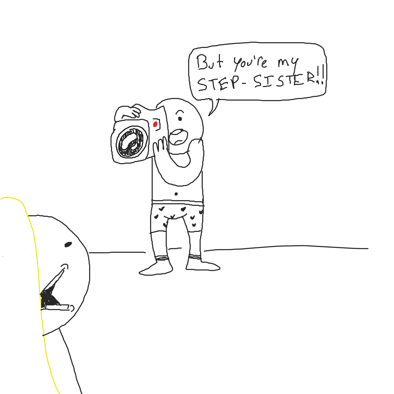 Drawing in Love? by CurlyCheddar 