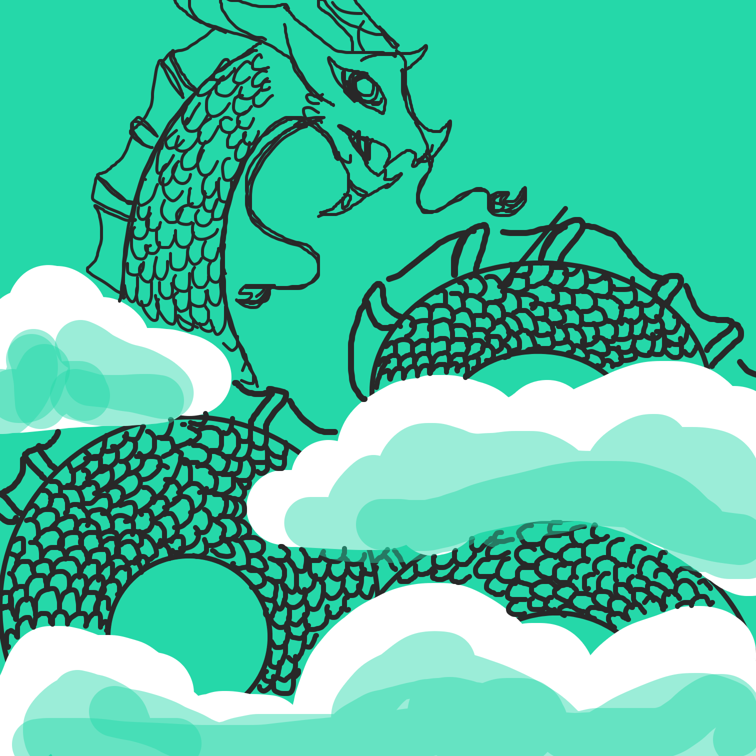  - Online Drawing Game Comic Strip Panel by Juleefish 