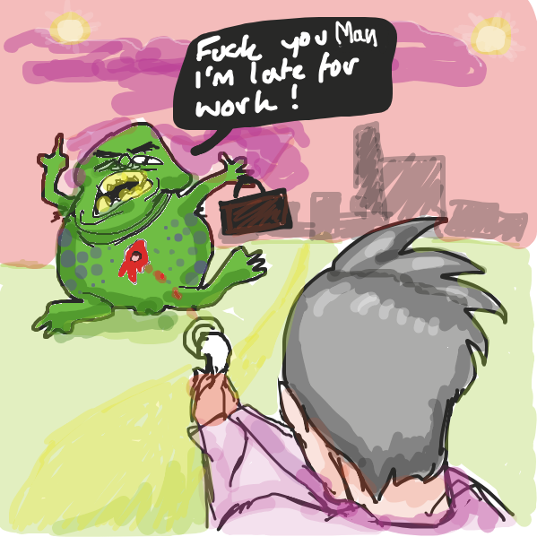 Drawing in Space dude by Mojomos