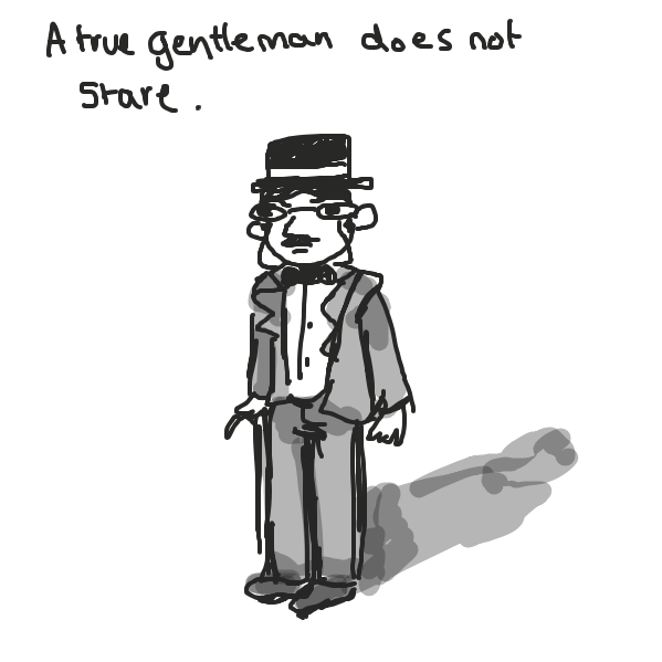 Drawing in Make a Gentleman Stare by Mojomos