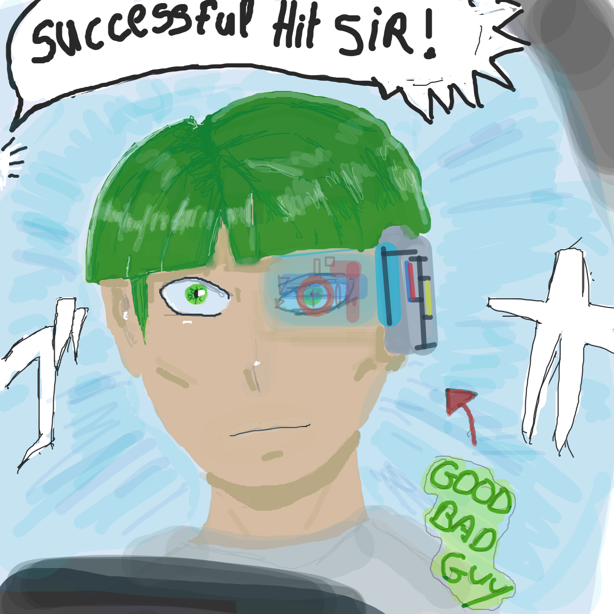 Drawing in Ding Ding adventure II by l’intrus