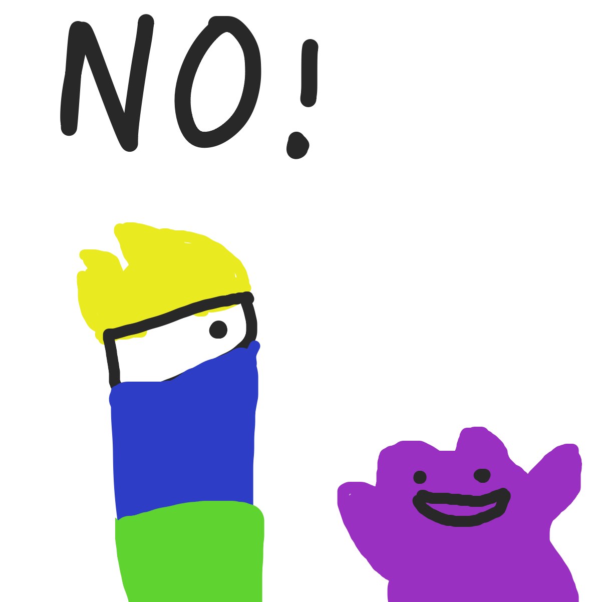 Drawing in JoJo reference  by Steven117