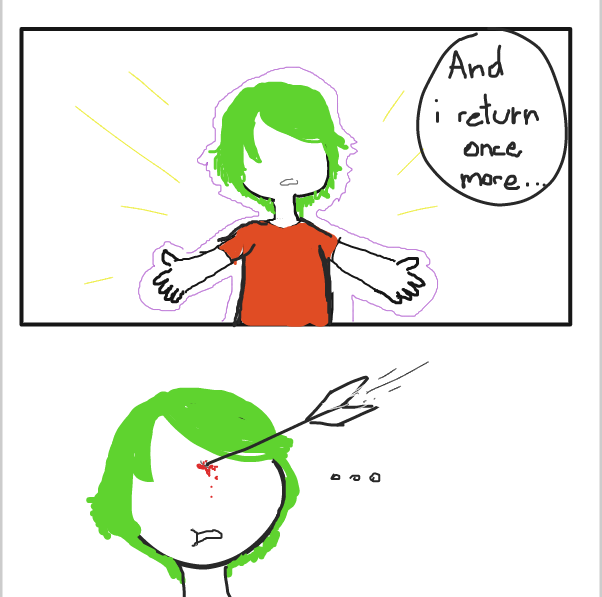  - Online Drawing Game Comic Strip Panel by Sluggishfella