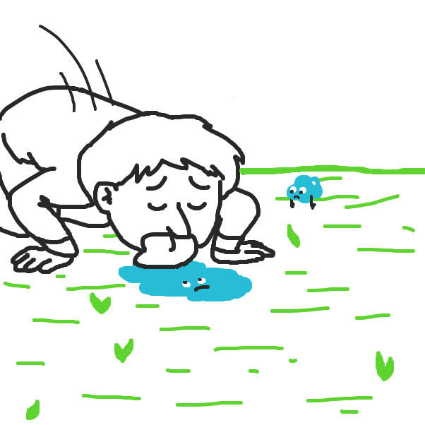 i was gonna add dialogue, but nah - Online Drawing Game Comic Strip Panel by nooz