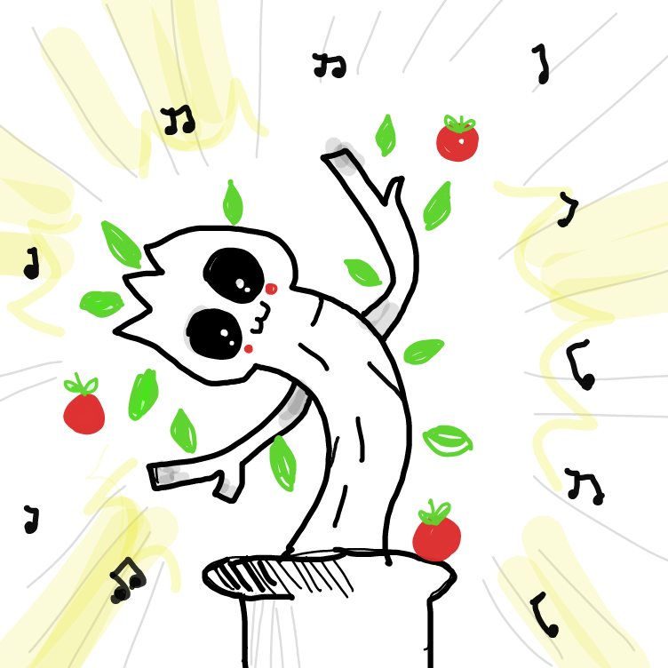 Drawing in dancin' tree by niania