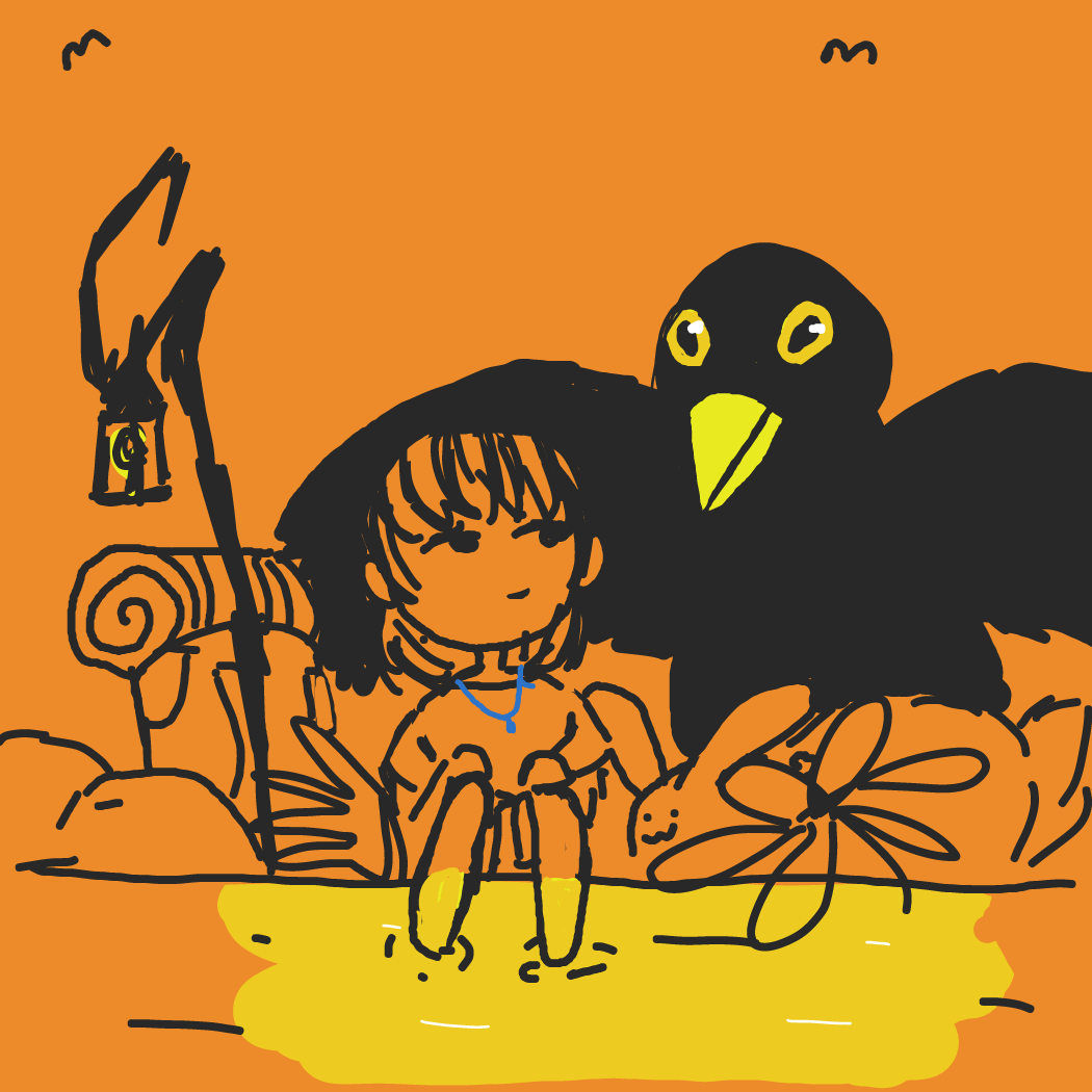 Drawing in Blackbird  by Rednightlights