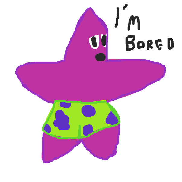 Drawing in Patrick Star by Nejt