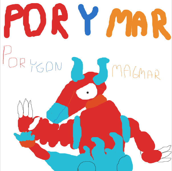 Drawing in Pokemon Fussions by Nejt