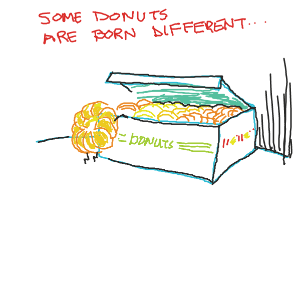 Liked webcomic The Passion of the Krispy Kreme