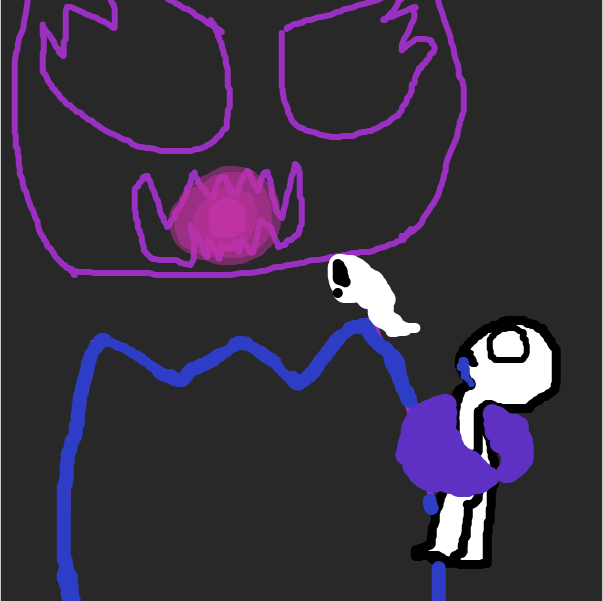 Drawing in Eating Contest by Nejt