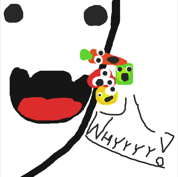 I wonder why that happened... - Online Drawing Game Comic Strip Panel by Nejt