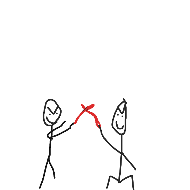 Drawing in duel contines by garfieldfan1005