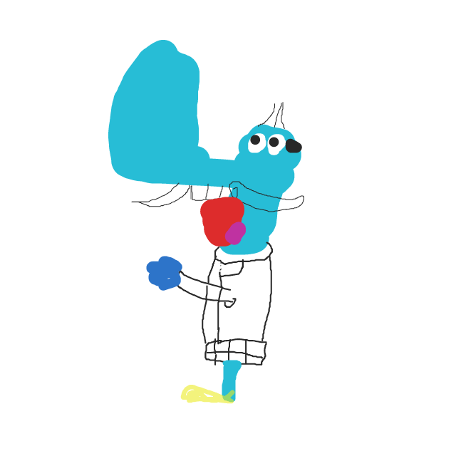 Drawing in chowder by garfieldfan1005