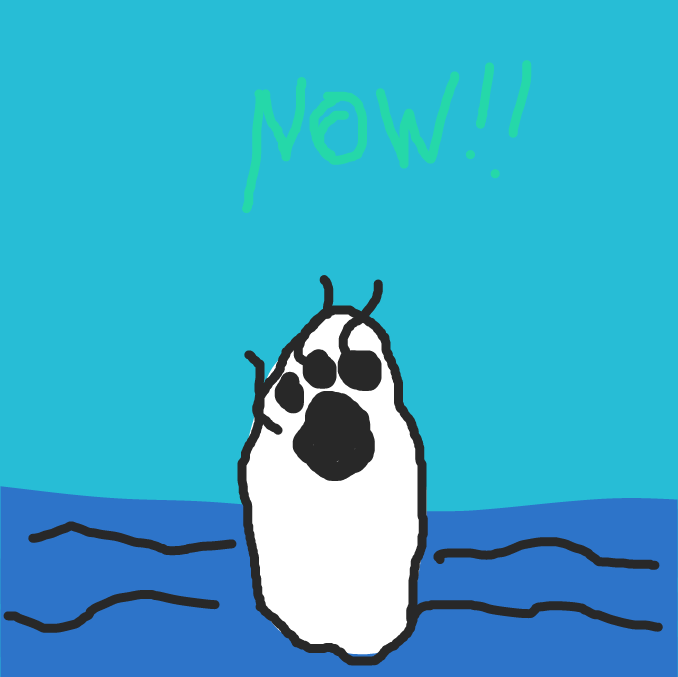 Drawing in Polar bear by HaileyS