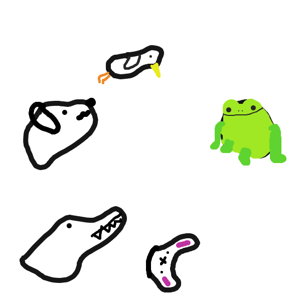 Drawing in Draw blobs then make them animals!!! by LeGoddessToot!