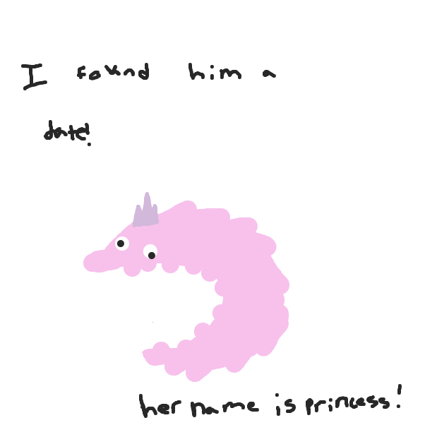 Drawing in Worm by LeGoddessToot!