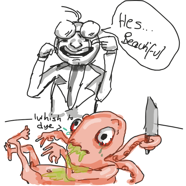 Drawing in Dr Science's newest invention by Mojomos