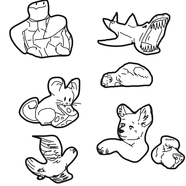 idk how to draw animals
 - Online Drawing Game Comic Strip Panel by Azel