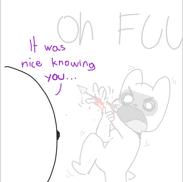 Can we take a time to how i almost fell from my chair? That was amazing hahahaha - Online Drawing Game Comic Strip Panel by Sluggishfella