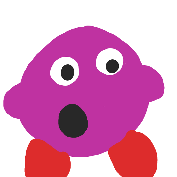 did kirb move a little bit? yes kirb did - Online Drawing Game Comic Strip Panel by Chepley