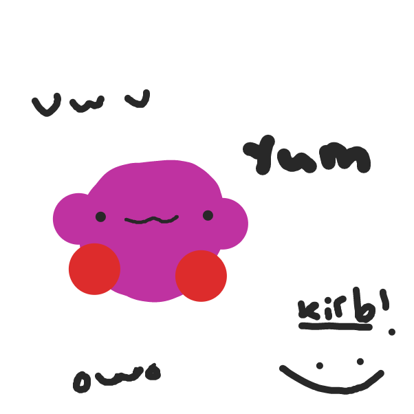 Drawing in Kirb by LeGoddessToot!