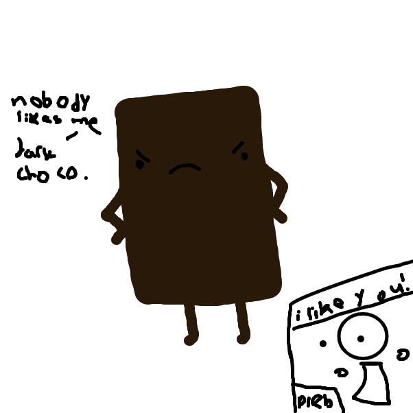 Drawing in Why love chocolate by LeGoddessToot!