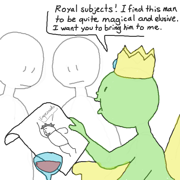 Drawing in If you ruled the world by Chepley