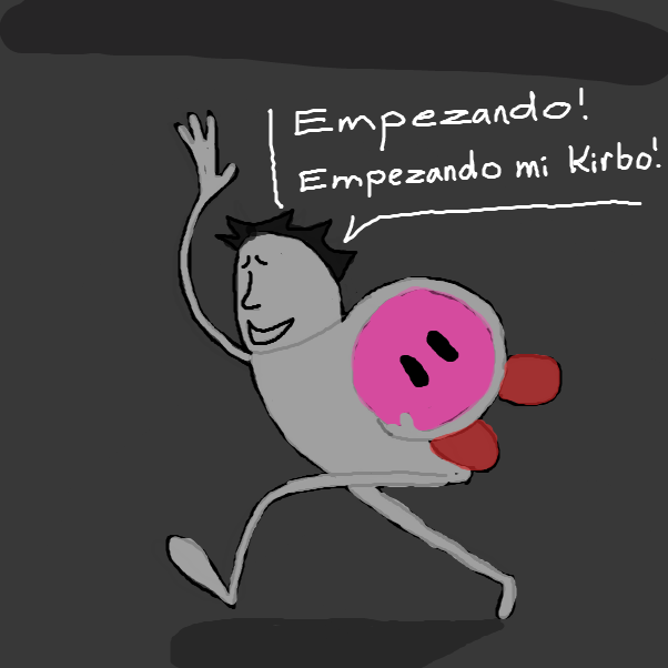 will Kirby break free and inhale all things successfully? - Online Drawing Game Comic Strip Panel by Chepley