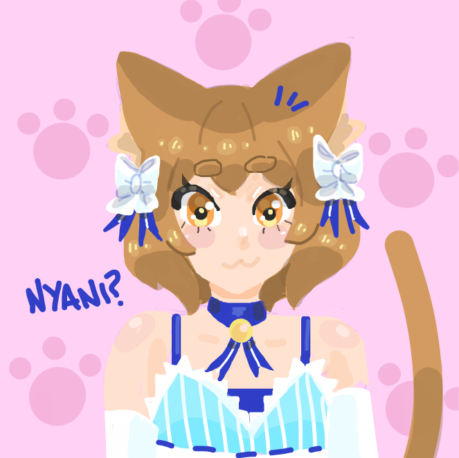 Drawing in cat by SSR scorpia