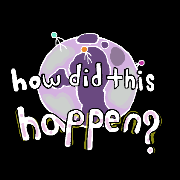 Drawing in Hi, you're on a rock floating in space... by Cheddar Teeth