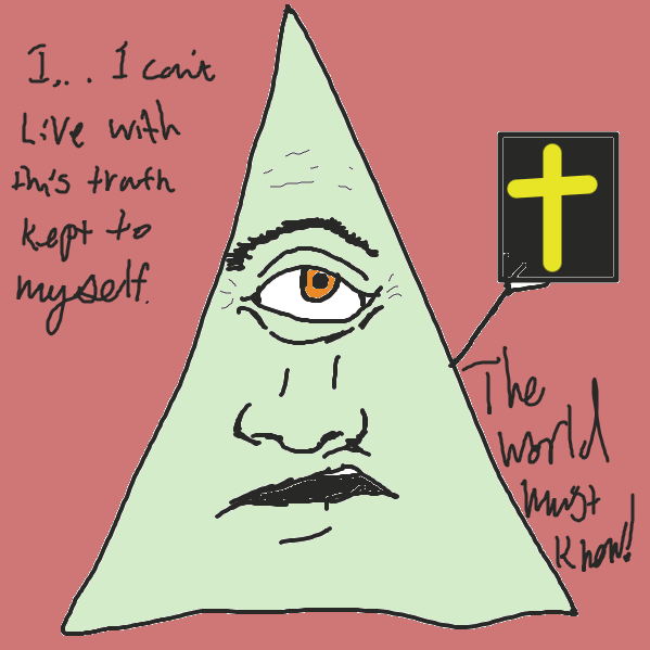 The wolrd needs to know the truth - Online Drawing Game Comic Strip Panel by Queen Of Trash