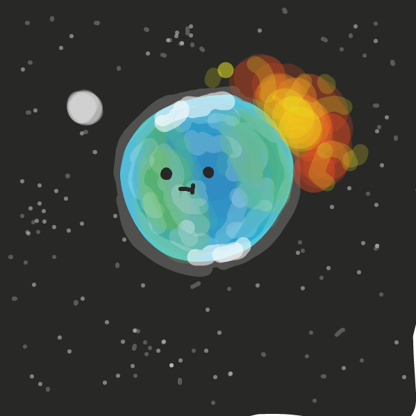 Drawing in alien invasion by Q